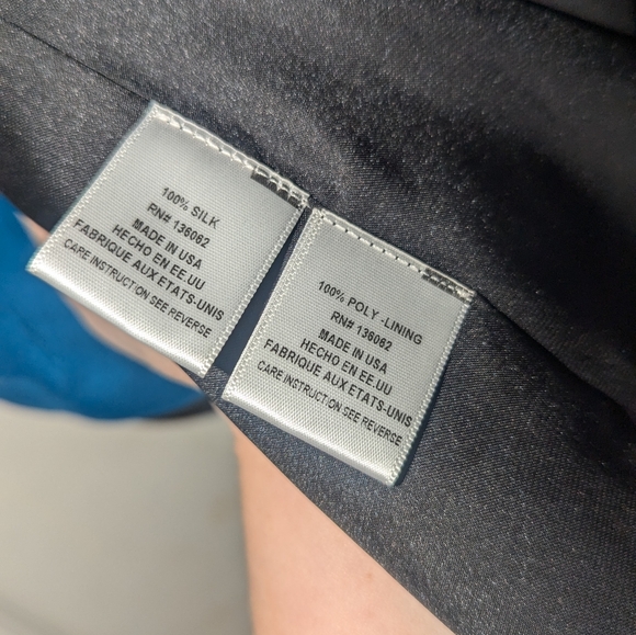 Teal Silk Racer back - Picture 2 of 5